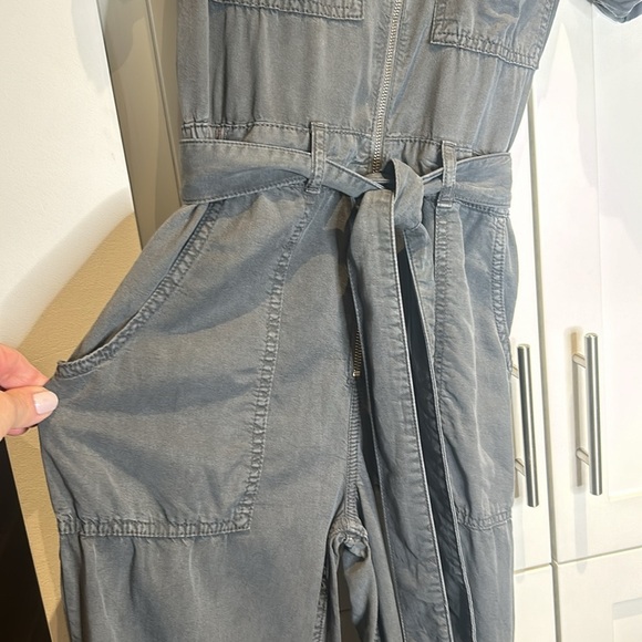 Urban Outfitters BDG Grey Lyocell Victory Zip Jumpsuit Boilersuit Women’s L - Picture 5 of 15